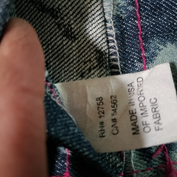 NWOT Affliction Small Denim Bag. Blue jean color. Crossbody. - Picture 8 of 8